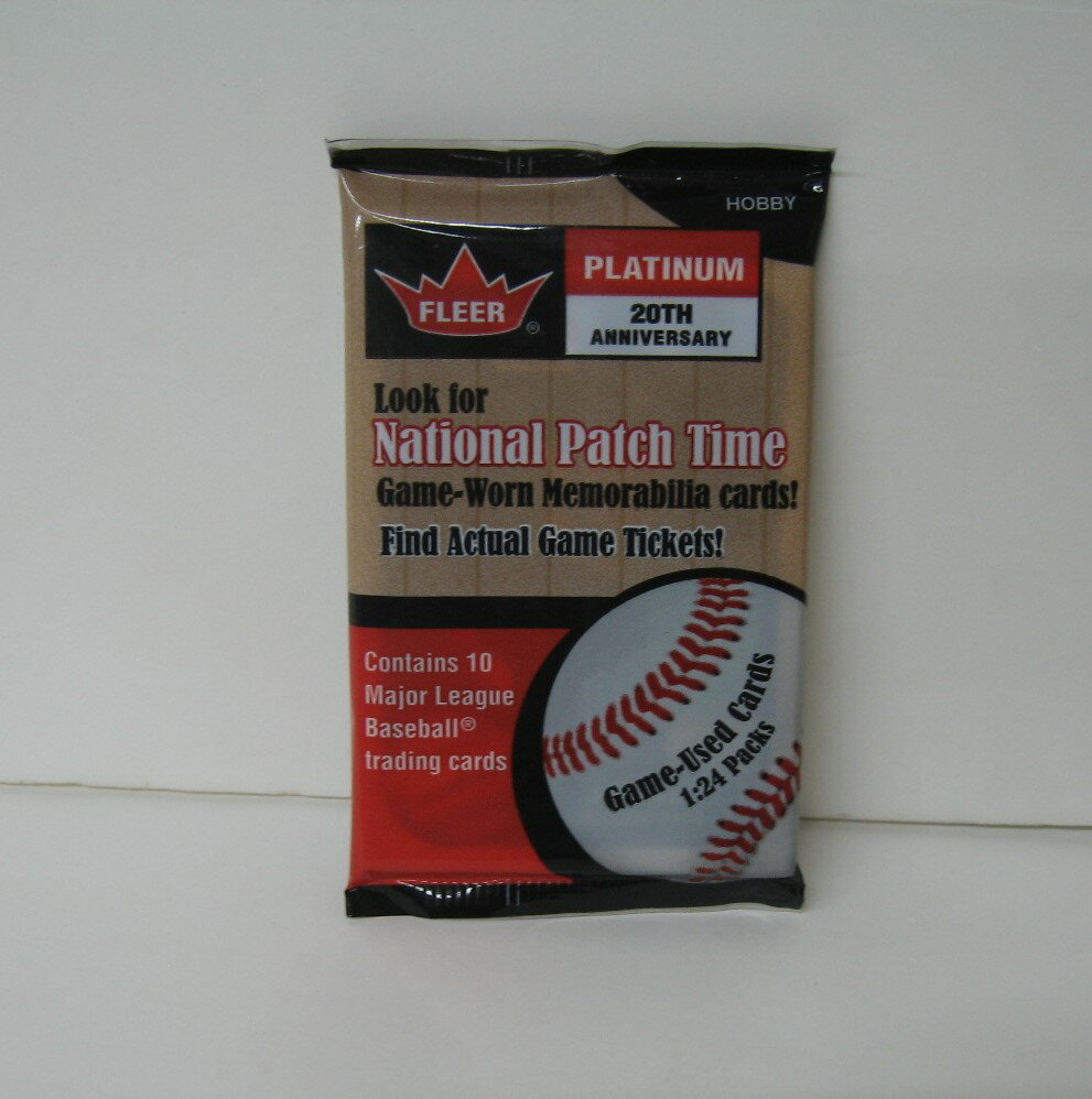 US版 2001 FLEER PLATINUM 20TH ANNIVERSARY プラチナ 20周年 アニバーサリー メジャーリーグ　ベース..