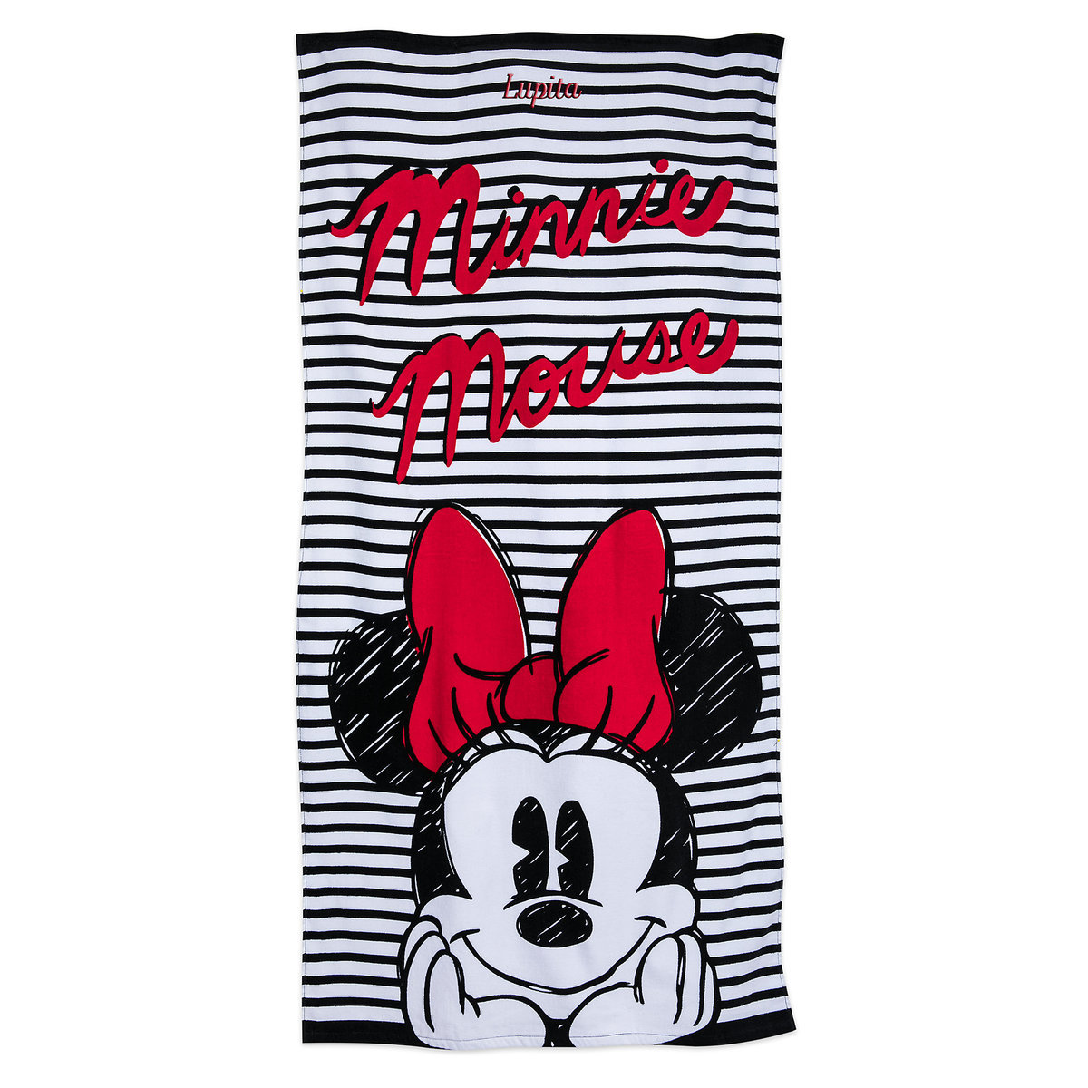 US版　ディズニー ビーチタオル ミニーマウス　 サイズ:147.5×72.5センチ 綿100％ US輸入版 メーカーの画像では、タオルの上部に名前が刺繍されていますが、発送する商品には刺繍はありません。