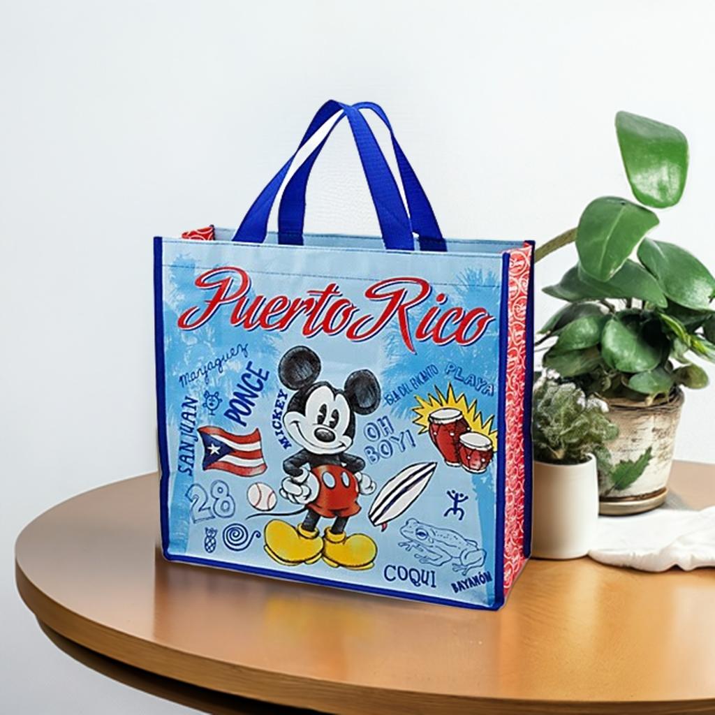 US版 ディズニーストア プエルトリコ ミッキーマウス ビニール製 トートバッグのサムネイル