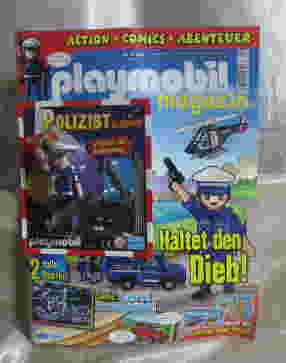 プレイモービル　コミックPLAYMOBIL MAGAZIN（ドイツ語）★ポリスマンPOLIZIST