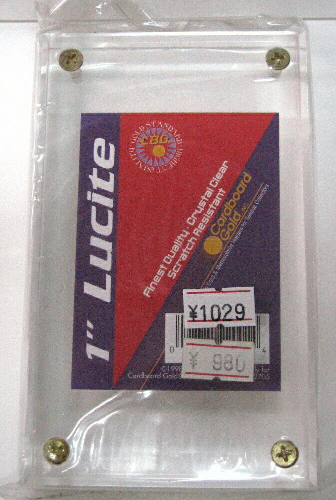 カードサプライ 1/1 クリスタル カードホルダー(トレーディングカード 収納）