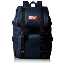 学生にも大人気★MARVEL（マーベル）かぶせリュック(リュックサック/バッグ/BAG/通勤/通学/リュック)ネイビー・46769