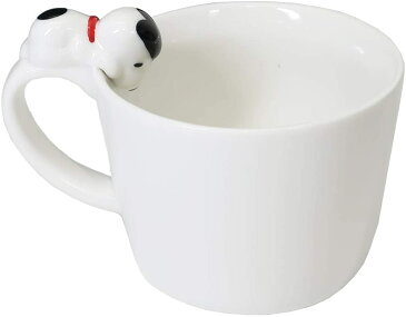 スヌーピー マグ マグカップ フィギュア付きイニシャルマグ『A』 (SNOOPY 子供会 コップ 景品 バレンタインデー ホワイトデー クリスマス プレゼント 卒業記念品 ギフト ピアノ発表会 合唱コンクール)