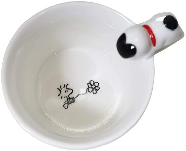 スヌーピー マグ マグカップ フィギュア付きイニシャルマグ『A』 (SNOOPY 子供会 コップ 景品 バレンタインデー ホワイトデー クリスマス プレゼント 卒業記念品 ギフト ピアノ発表会 合唱コンクール)