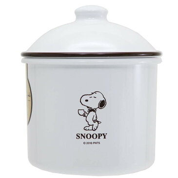 安心な日本製『スヌーピー★SNOOPY』ラウンドストッカー L(食品保存容器/PEANUTS/保存容器/キッチン用品/瓶/蓋付/台所/新築祝い/通販/グッズ/キャラクター雑貨)spy-465