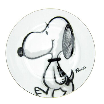 【SNOOPY★スヌーピー】スヌーピー☆スケッチ ケーキプレート『A』(お皿/スイーツ皿/キッチン用品/グッズ)SPY-124