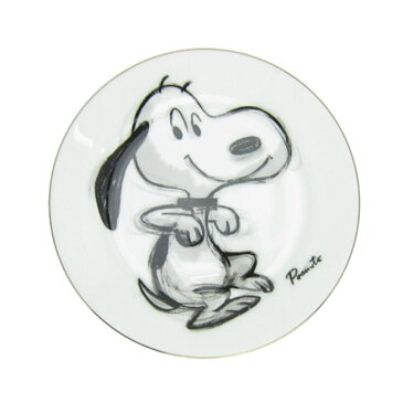 【SNOOPY★スヌーピー】スヌーピー☆スケッチ ケーキプレート『E』(お皿/スイーツ皿/キッチン用品/グッズ)SPY-128