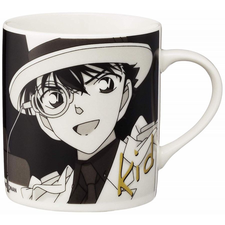 名探偵コナン モノクロームマグカップ 怪盗キッド マグ マグカップ DETECTIVE CONAN 日本製（こなん コーヒーカップ コップ 日用品 生活用品 アニメ 通販 グッズ キャラクター 怪盗 キッド）