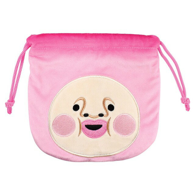 こびとづかん　ぬいぐるみ巾着 カクレモモジリ　メール便なら何枚でも220円で全国へ　きんちゃく 通販 グッズ かくれももじり 絵本 こびと図鑑 巾着 こびとずかんのサムネイル