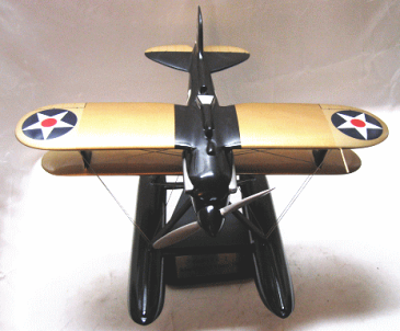 【レース米複葉機マホガニー製】Elite SKYWARRIORSシリーズ 1/20★CURTISS R3C-2 SCHNEIDER CUP WINNER 1925(米A)#US11-9