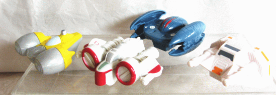 US版 バーガーキング ハッピーミール スターウォーズ 発射機能付き乗物 4種アソート(BOX-B) おもちゃ ビークル ハッピーセット