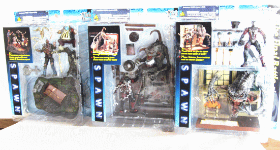 マクファーレントイ SPAWN スポーンムービープレイセット 3種セット アクションフィギュア