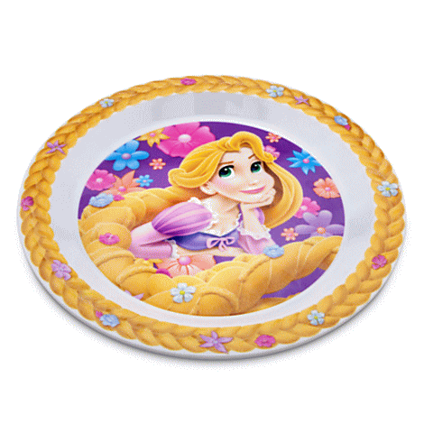 US版 ディズニーストア ラプンツェル プレート こども 食器 お皿 プリンセスのサムネイル
