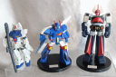 訳あり ガンダム 他2点 プラスチック製 ロボット フィギュア 3種セット(BOX-R)