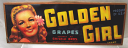 【訳ありOLD FRAME】GRAPES SHIPPED BY GHISELLI BROS★GOLDEN GIRL