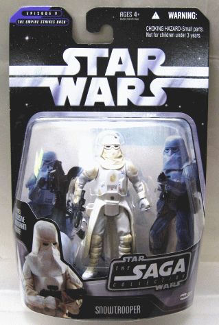 US版スターウォーズ ハズブロ社 SAGA ★スノー・トルーパー★ホログラムフィギュア付き（SW-1)