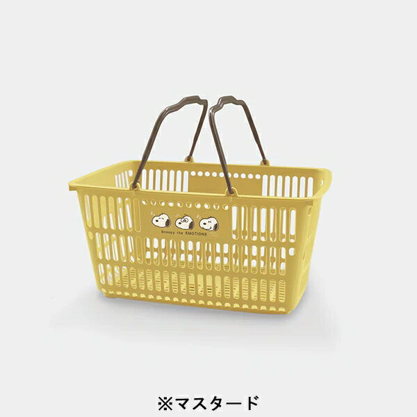 スヌーピー 買い物かご 買い物カゴ バスケット ショッピングバスケット　錦化成 日本製　ショッピングバッグ 通販　ランドリー ボール入れ エコバッグ スーパー 工具入れ キャンプ エコバッグ 小物入れ 買物カゴ キャンプ アウトドア 収納 2