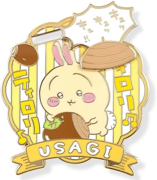 ちいかわ 大きめギミックピンバッジ　ウサギ　メール便なら何個でも220円で全国へ　チイカワ ハチワレ ..