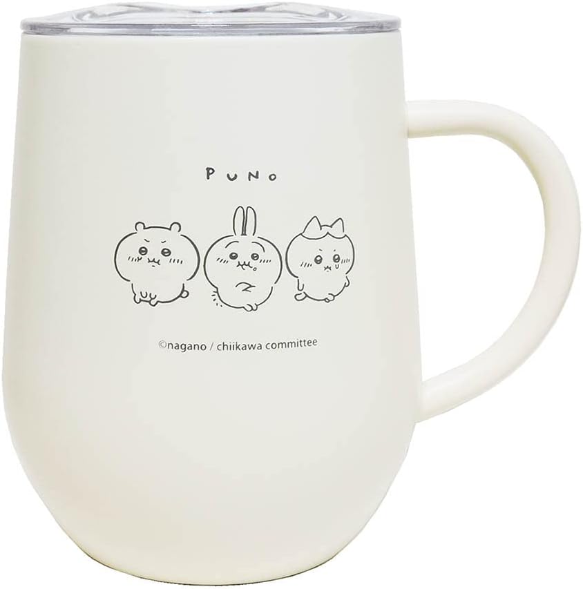 ちいかわ 蓋付きステンレスマグ　PUN！x3 ちいかわ　CKW-096 　グッズ 通販 おすすめ ハチワレ ウサギ ももんが キャラクター 公式 ご当地 チイカワ コップ ふた付きカップ フタ付 マグ ステンレス カップ