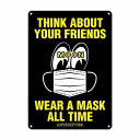 【MOONEYES】ムーンアイズ【メッセージプレート】Wear A Mask 【マスクをつけてください】MOON Message Plate