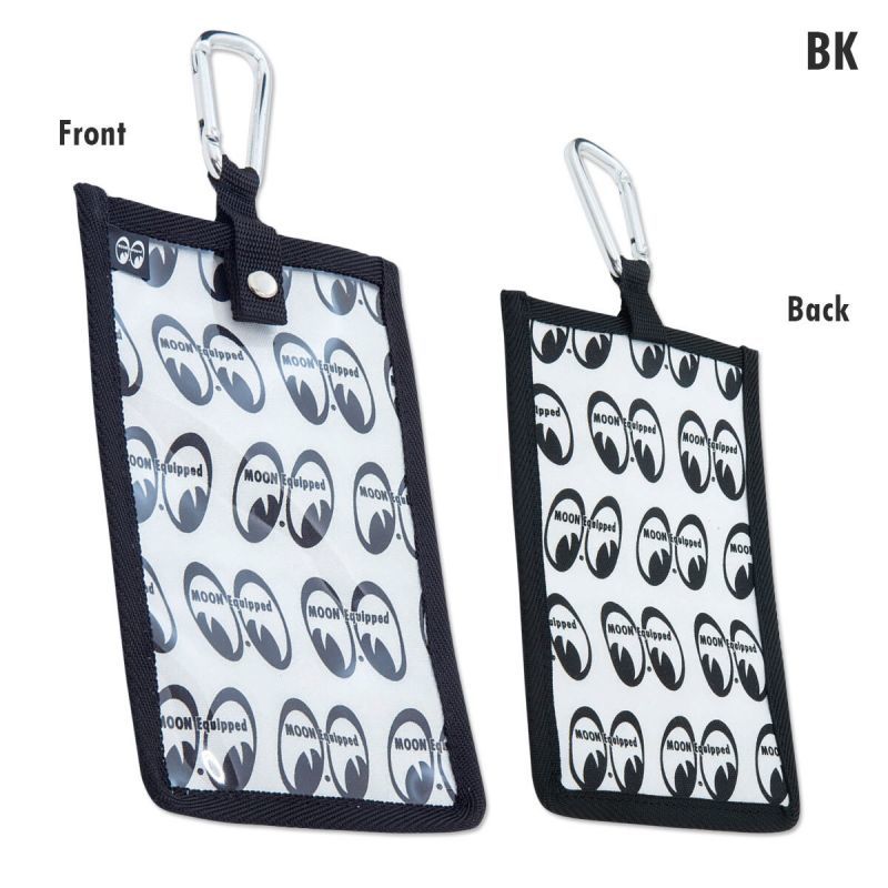 MOONEYES　MOON Equipped 　モバイル ホルダー　スマホホルダー　カラビナ付き