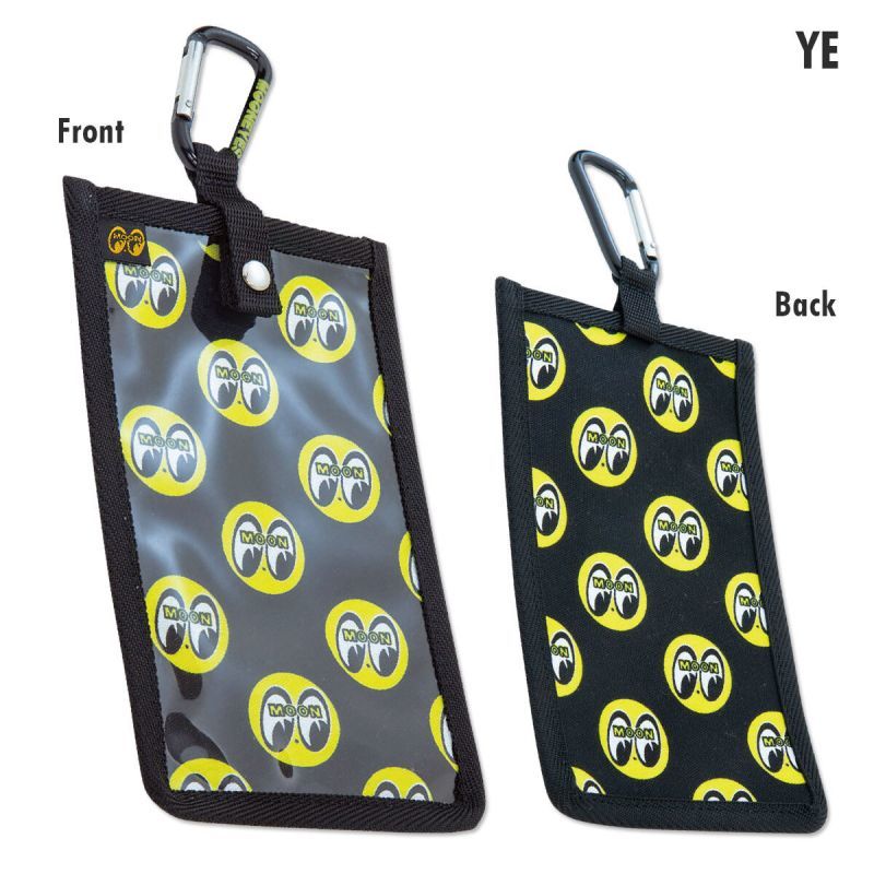 MOONEYES　モバイル ホルダー　スマホホルダー　カラビナ付き