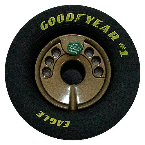 【灰皿】【Goodyear】【タイヤメタルアシュトレイ】【グッドイヤー】【ブラック】【ゴールド】【シルバー】 3