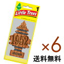 【ホールセール】バーボン【まとめ買い】リトルツリー【Little Tree】6枚セット送料無料【BOURBON】　【芳香剤　車】