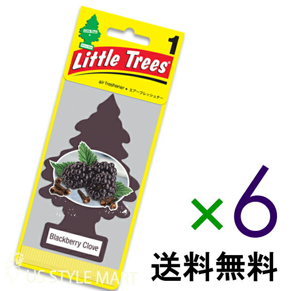 【ホールセール】ブラックべリー　【まとめ買い】【リトルツリー】【Little Tree】【6枚セット送料無料】ブラックべリー　【芳香剤　車】