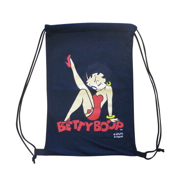 【ベティーグッズ】Betty　Boop【ナップサック】きんちゃくタイプ【巾着】SWEAT KNAP SACK【スエットバック】2タイプ