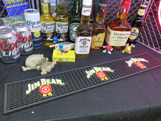 【アメリカンスタイル】【ラバーマット】【バーマット】【ダッシュマットでも】【RUBBER BAR MAT】【ジンビーム】【JIM Beam】