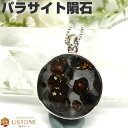 パラサイト 隕石 ペンダント AAA 六芒星 ケニア産 天然石 パワーストーンパラサイト隕石【ポーチ付き】【パワーストーン専門店 アクセサリー ネックレス ペン...