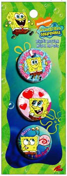 超P祭 スポンジボブ 缶バッチ3個セット(パルス)