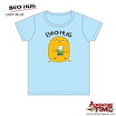 Tシャツ メンズ(L) ブロハグ（ライトブルー） /アドベンチャータイム Adventure Time