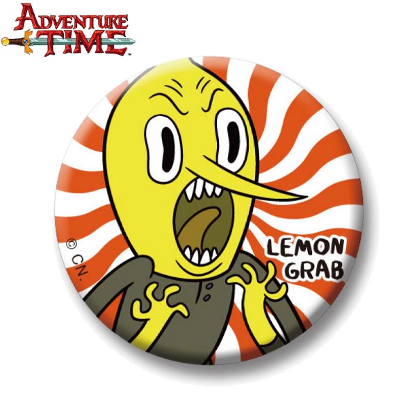 超P祭 缶バッチ/レモングラブA(37mm) /アドベンチャータイム Adventure Time