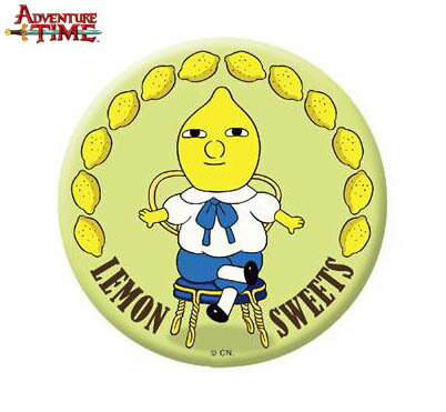 アドベンチャータイム 缶バッチ レモンスウィーツ(75mm) Adventure Time