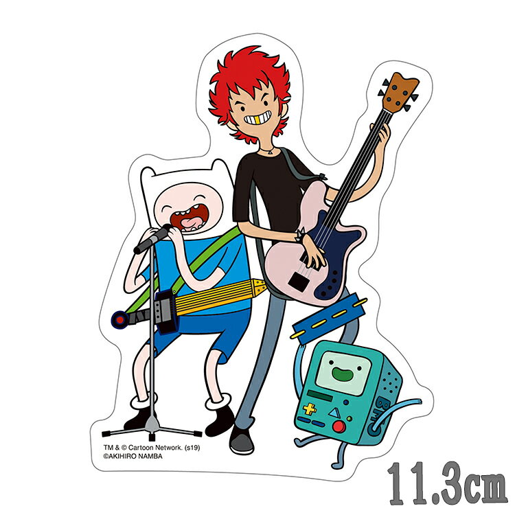 アドベンチャータイム ステッカー「難波章浩」（Hi-STANDARD/NAMBA69）スペシャル限定コラボグッズ／Adventure Time/ADVENTURE ROCK