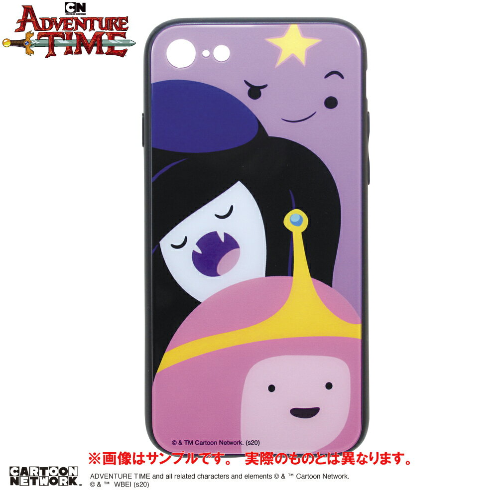 iPhone7 iPhone8 iPhoneSE(第2世代) スマホケース （ガラスケース）【プリンセス】アドベンチャータイム Adventure Time