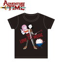 アドベンチャータイム Tシャツ メンズ(L) （LOVE MUSIC ブラック）マーセリン バブルガムプリンセス ペパーミント Adventure Time