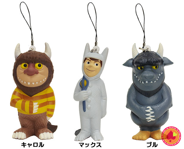 かいじゅうたちのいるところ スクイーズ携帯ストラップ/Where The Wild Things Areのサムネイル