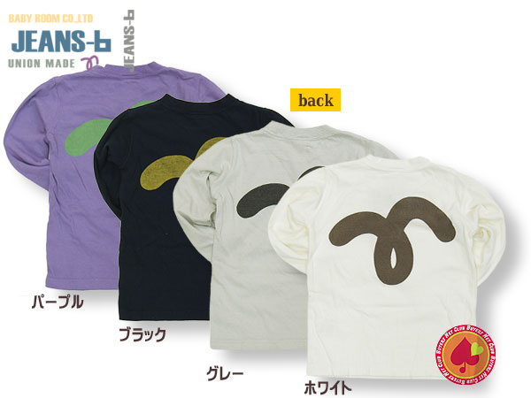 樂天商城 - ロゴバックプリント ロングTシャツ/JEANS-b（ジーンズベー）