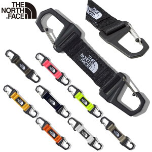 ノースフェイス カラビナ付きキーホルダー【デュオ】North Face おしゃれアウトドアブランド