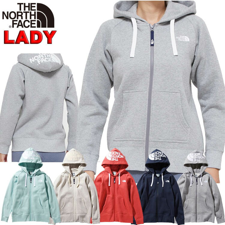 ノースフェイス レディース パーカー裏起毛リアビューフルジップフーディ【Sサイズ】North Face Rearvi..