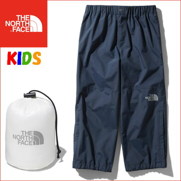 ノースフェイス 防水キッズ パンツ【100-150cm】ハイベントレインパンツ North Face【子供用 防水 スポーツ 運動 キャンプ ハイキング 外遊び アウトドア 登山】