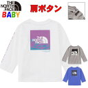 決算SALE ザ・ノース・フェイス ベビー 長袖グラフィックティー【80-90cm】【オーガニックコットン使用 男の子女の子アウトドアブランド】North Fa...