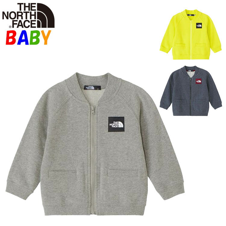 超P祭 ザ・ノース・フェイス ベビー スウェットロゴジャケット【80cm90cm】North Face【出産祝い男の子女の子未就学児通学通園用服 遠足 お出かけ...