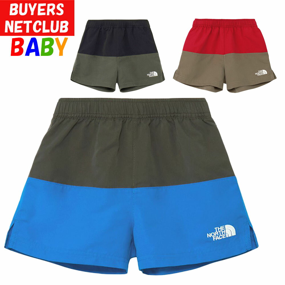 超P祭 ノースフェイス ベビー 水陸両用パンツ【80cm90cm】North Faceウォーターショート【はっ水 速乾 プール 海 川遊び 男の子女の子未就学児...