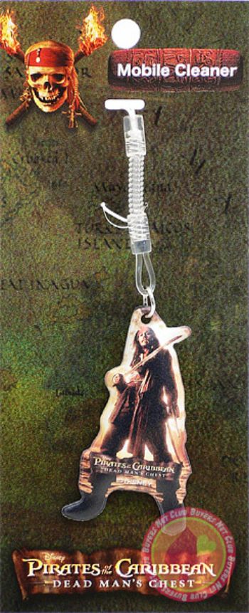 パイレーツオブカリビアン2 携帯クリーナー（ジャック全身）