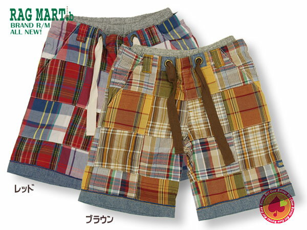 Chino - チェック5分パンツ（100cm～）/RAGMART（ラグマート）　DD