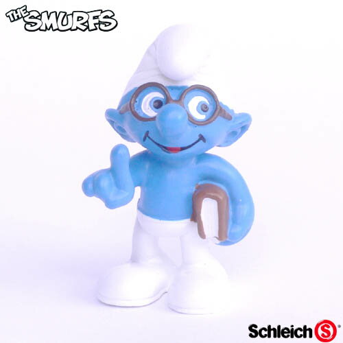 楽天キッズリュック・BUYERSNETCLUBシュライヒ スマーフ・フィギュア ブレイニー（秀才） 映画版/Schleich/スマーフ（The Smurfs）